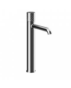 Miscelatore lavabo alto senza scarico con flessibili Gessi Habito Intreccio 70104