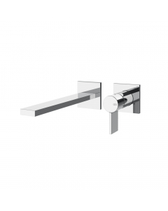 Miscelatore lavabo a parete Gessi Inverso Diamantato 73688