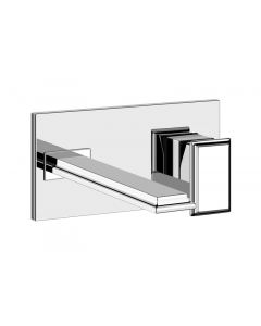 Gessi Eleganza 46088 miscelatore monocomando a muro per lavabo