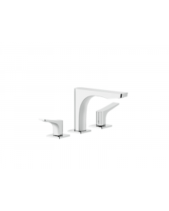 Gessi Rilievo 59012 Miscelatore tre fori soprapiano per lavabo