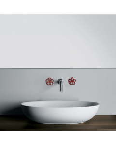 Boffi Pipe RGFP02E + RGGN02I miscelatore lavabo a muro