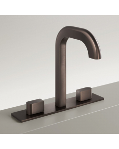 Miscelatore lavabo 3 fori a parete con bocca di erogazione Cea Design Sixty SIX10