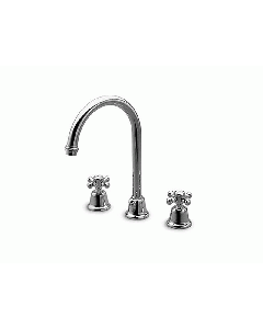 Zucchetti Delfi Z46253.8008 miscelatore 3 fori soprapiano per lavabo