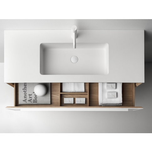 Falper 7.0 #V3A mobile 1 cassetto e lavabo a muro 80 cm | Edilceramdesign
