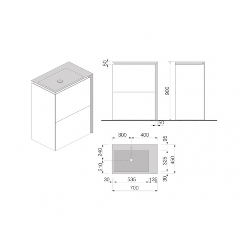 Boffi WMNWMB03 B15 mobile monoblocco bagno | Edilceramdesign