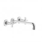 Gessi Inciso + 58192 miscelatore a muro per lavabo | Edilceram Design