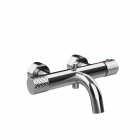 Miscelatore vasca termostatico con bocca di erogazione Gessi Habito Intreccio 70113 | Edilceram Design