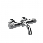 Miscelatore vasca termostatico con bocca di erogazione Gessi Habito Trame 70313 | Edilceram Design