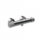 Miscelatore doccia termostatico a parete Gessi Habito Trame 70333 | Edilceram Design