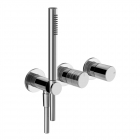 Miscelatore doccia a 2 vie con deviatore Gessi Habito Trame 70338 | Edilceram Design