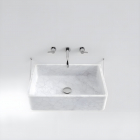 Agape Carrara ACER0730S lavabo sospeso in marmo di Carrara | Edilceram Design