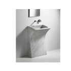 Agape Lito 3 ACER0733 lavabo da terra in marmo di Carrara | Edilceramdesign