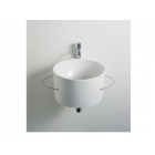 Agape Bucatini ACER0740N lavabo sospeso in ceramica bianca Bucatini | Edilceramdesign