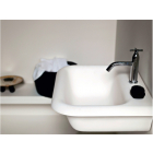 Agape Ottocento ACER07660R lavabo sospeso in Cristalplant | Edilceramdesign