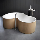 Agape Dr AVAS1090Z vasca da bagno freestanding in Solid Surface | Edilceram Design