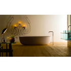 Boffi Iceland QAIISR01 vasca da bagno freestanding in Cristalplant | Edilceramdesign