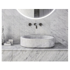 Salvatori Balnea lavabo da appoggio ovale con sistema modulare L90 H30 | Edilceramdesign