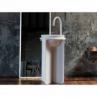 Falper. controstampo WA7 lavabo in cristalplant biobased freestanding | Edilceramdesign