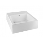Gessi Rettangolo 37572 lavabo da appoggio in Cristalplant | Edilceramdesign