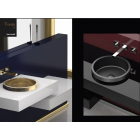 Lavabi a incasso Glass Design Da Vinci In Out lavabo a semi incasso Tondo FL TONDOFLPO01 | Edilceramdesign