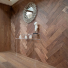 Parquet Spina Italiana in Noce Americano Garbelotto ListoFloor | Edilceram Design