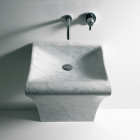 Agape Lito 1 ACER0731 lavabo da terra in marmo di Carrara | Edilceramdesign