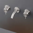 CEA Milo360 MIL37 miscelatore lavabo a parete con due rubinetti | Edilceramdesign
