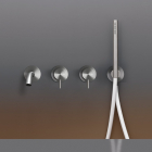 Gruppo 2 miscelatori vasca a parete con bocca di erogazione Cea Design Milo360 MIL44 | Edilceram Design