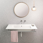 Lavabo da Appoggio / a Parete in Ceramica GSI Pura 8844111 | Edilceramdesign