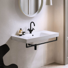 Lavabo a Parete / ad Incasso in Ceramica GSI Nubes 9651111 | Edilceram Design
