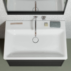 Lavabo a Parete / ad Incasso in Ceramica GSI Nubes 9631111 | Edilceram Design