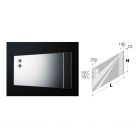 Boffi WK6 OMAD06 specchio a muro con barra Led e lampade Boccia | Edilceramdesign