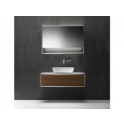 Falper Shape Evo #A1 Mobile 1 cassetto, piano integrato e lavabo da appoggio 93 cm | Edilceramdesign