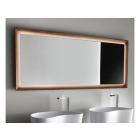 Falper ViaVeneto DXT 60 specchio con cornice in legno H75 | Edilceramdesign