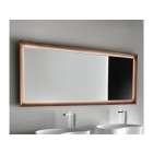 Falper ViaVeneto DXU 60 specchio cornice in legno con led | Edilceramdesign