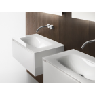 Falper ViaVeneto #DGV mobile 1 cassetto e piano lavabo integrato in vetro lucido 80 cm | Edilceramdesign