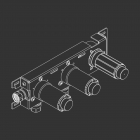 Parte da Incasso Cea Design PWF04 | Edilceram Design