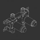 Parte da Incasso Cea Design PWF25 | Edilceram Design