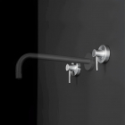 Boffi Minimal RGDM08E + RGDM08I miscelatore lavabo incasso a muro | Edilceram Design