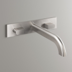Miscelatore lavabo a parete con bocca di erogazione Cea Design Sixty SIX02 | Edilceram Design