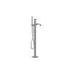 Daniel Tokyo Steel SSTX678 miscelatore a pavimento per vasca da bagno con kit doccia | Edilceramdesign