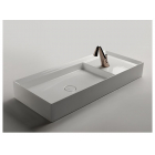Lavabo da appoggio Valdama Cut lavabo da appoggio 90cm con piano CTL0300A | Edilceramdesign