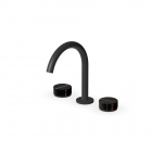 Batteria lavabo a 3 fori Zucchetti Isy22 ZIS5340.N6-Nero Opaco | Edilceram Design