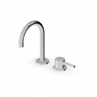 Miscelatore monocomando lavabo 2 fori Zucchetti Pan S ZPA419 | Edilceram Design