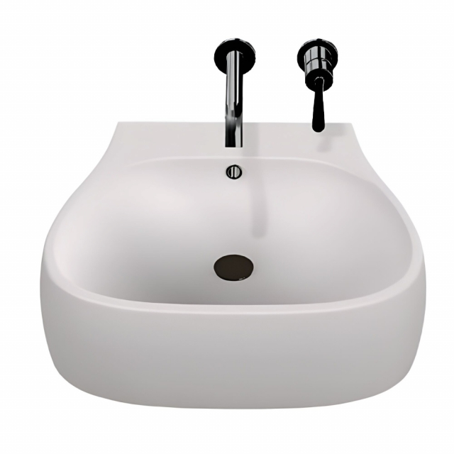 Agape Pear ACER08950RZ lavabo sospeso in Cristalplant | Edilceram Design