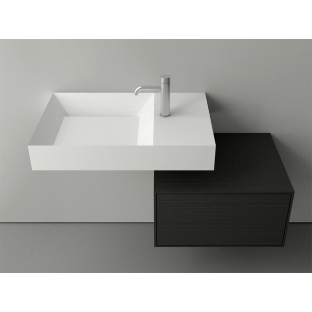 Boffi A45 Compact WRAQAE02 lavabo sospeso in Cristalplant | Edilceramdesign