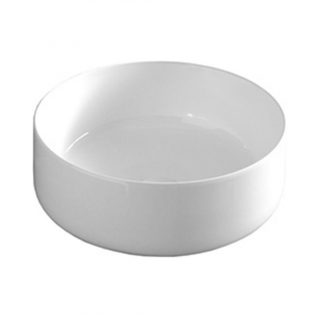 Lavabo da appoggio in ceramica 42 cm Artceram Cognac COL001- Bianco | Edilceram Design