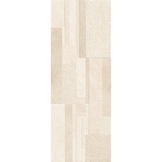 Piastrelle 34x91,5 Bidueffe Ecolife MIX 3D BEIGE 0568 | Edilceram Design
