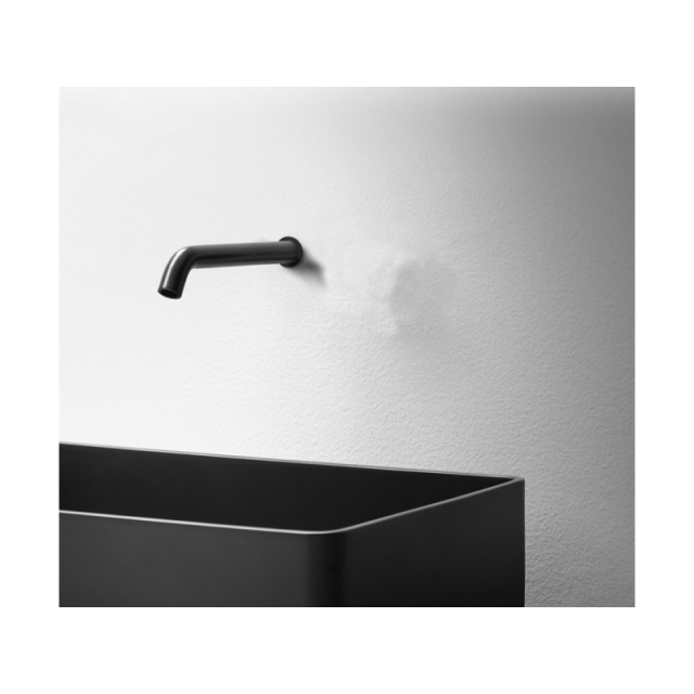 Falper. Acquifero Elements GRA bocca di erogazione a muro per lavabo | Edilceram Design