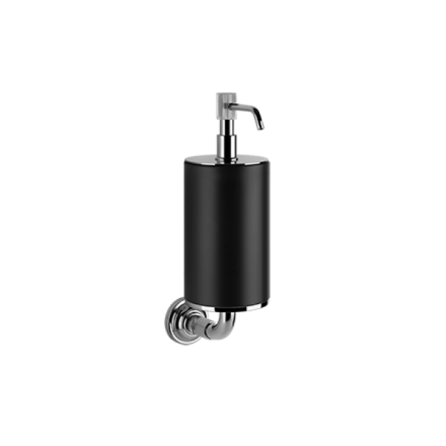 Gessi Venti20 65414 porta dispenser nero a parete | Edilceram Design